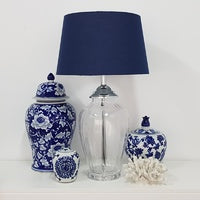 Addison Table Lamp All Glass Contemporary